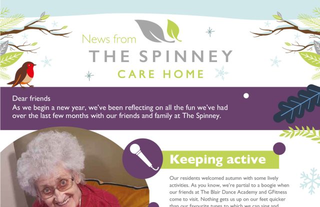 Winter newsletter from The Spinney Care Home.